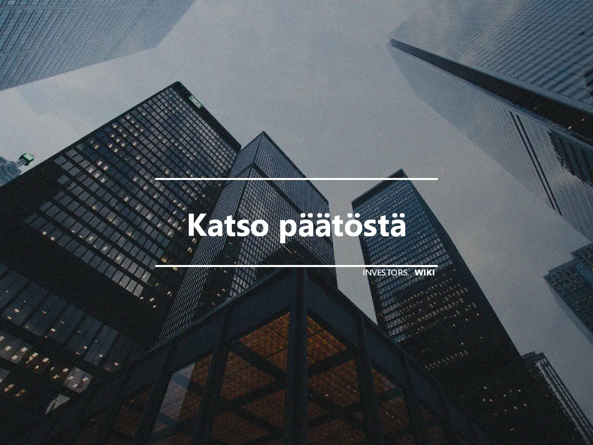 Katso päätöstä