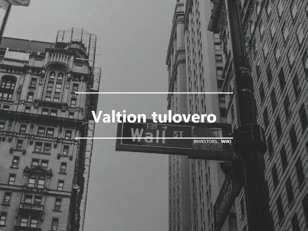 Valtion tulovero