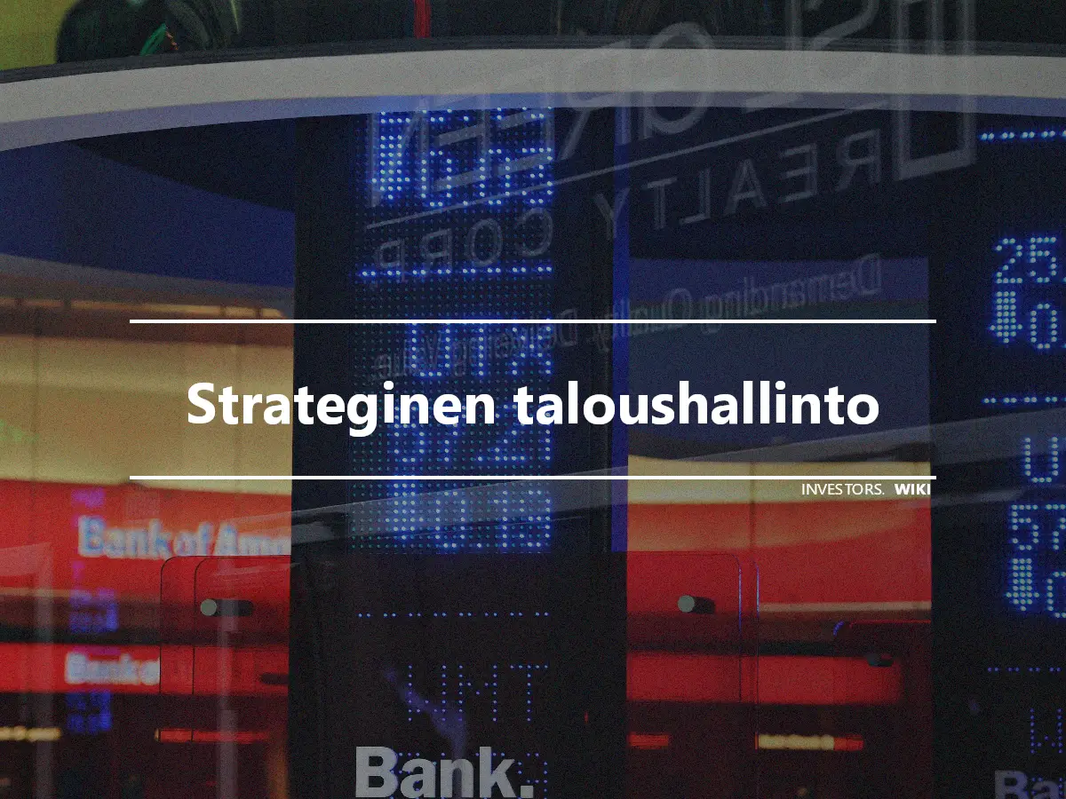 Strateginen taloushallinto