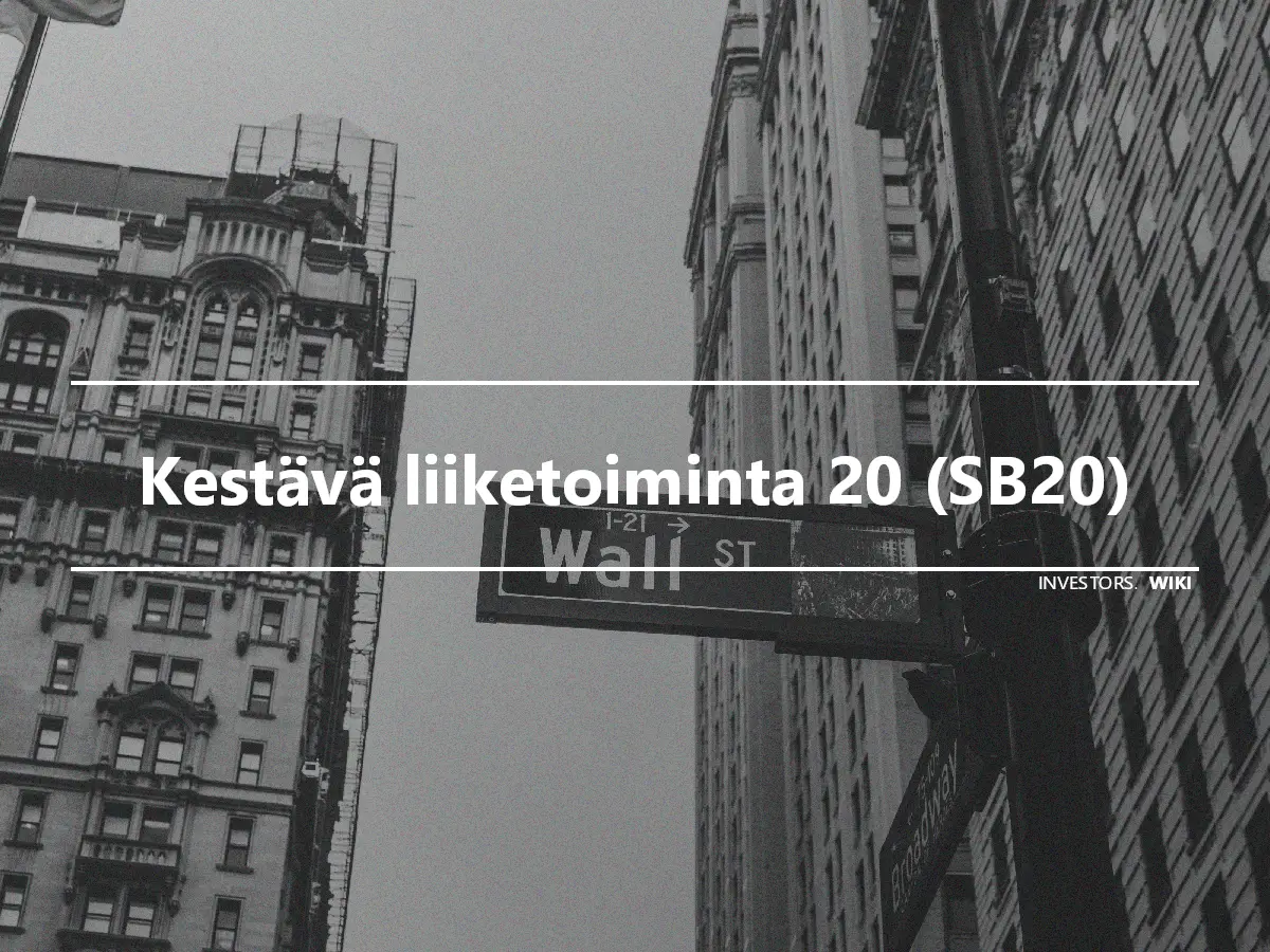 Kestävä liiketoiminta 20 (SB20)