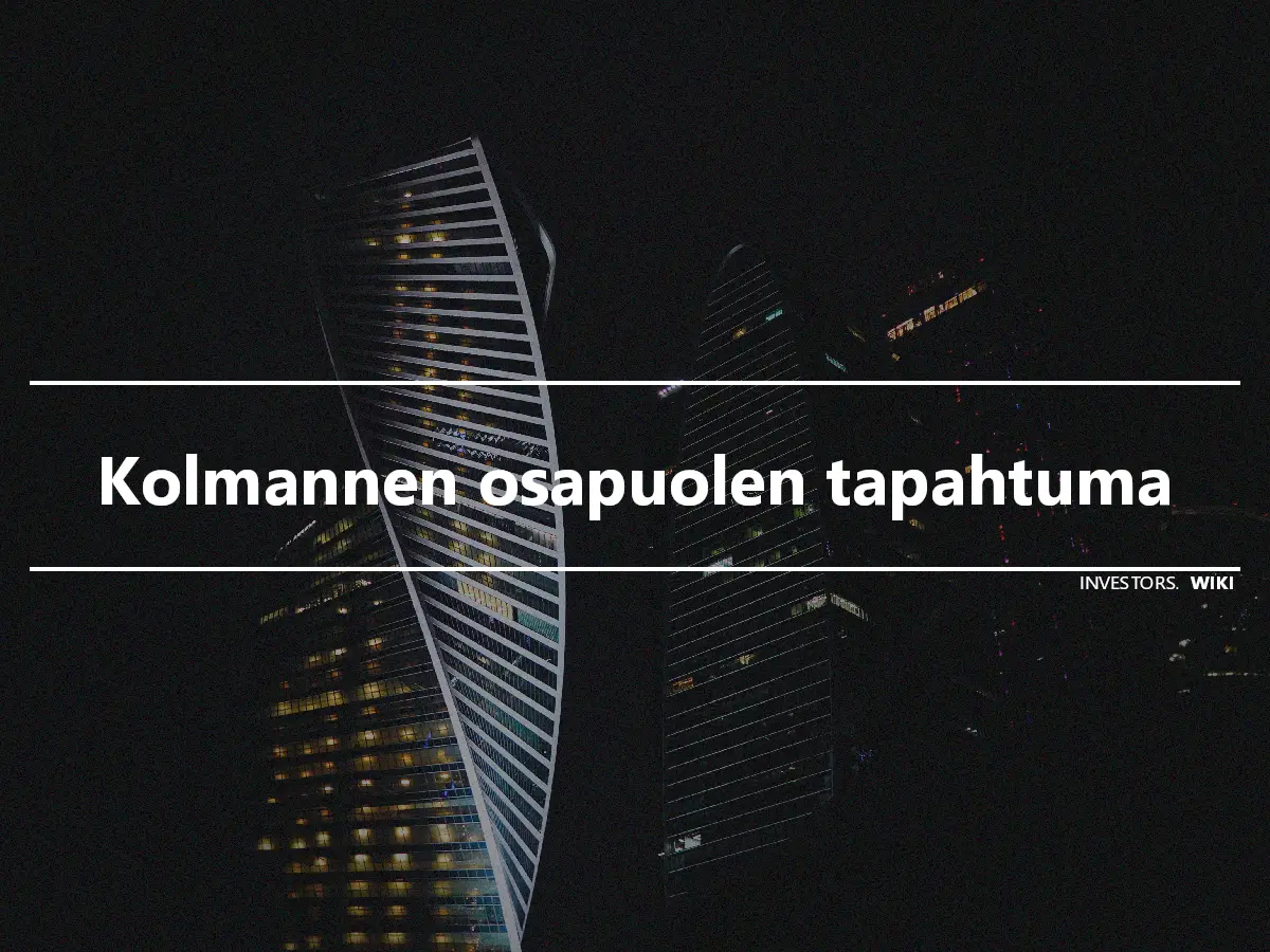 Kolmannen osapuolen tapahtuma