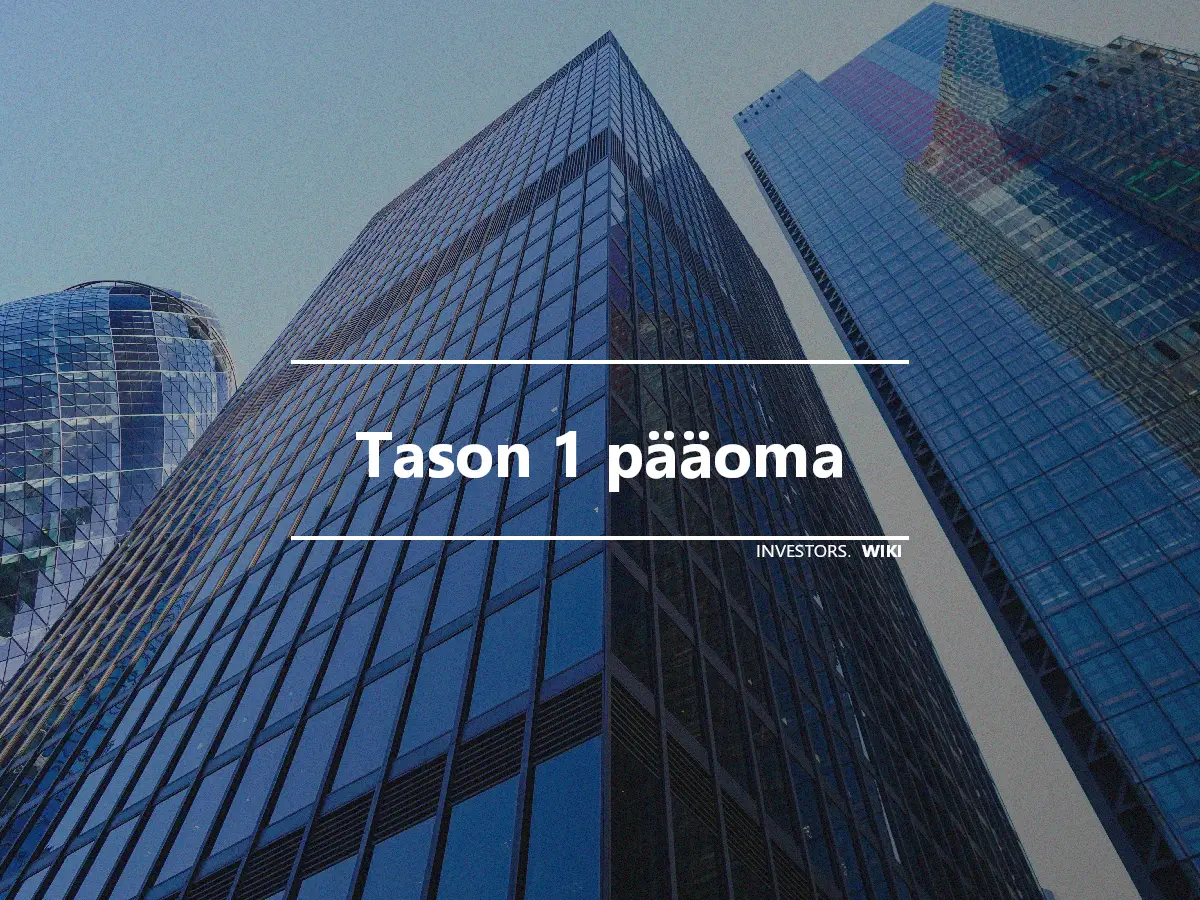 Tason 1 pääoma