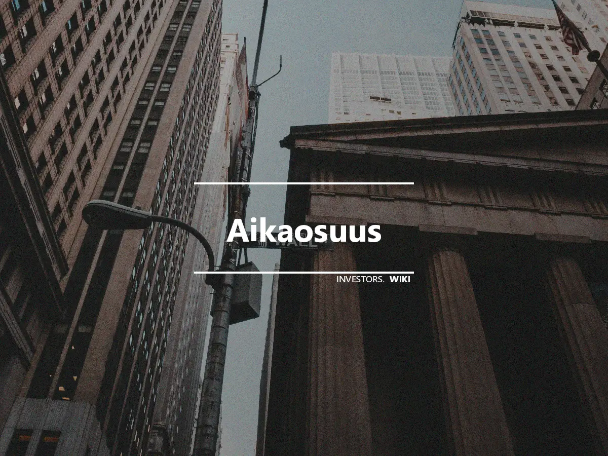 Aikaosuus