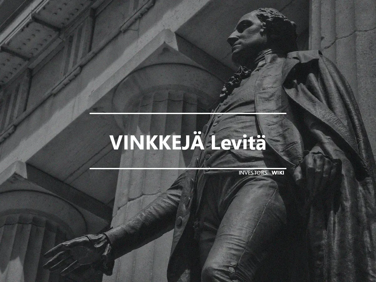 VINKKEJÄ Levitä