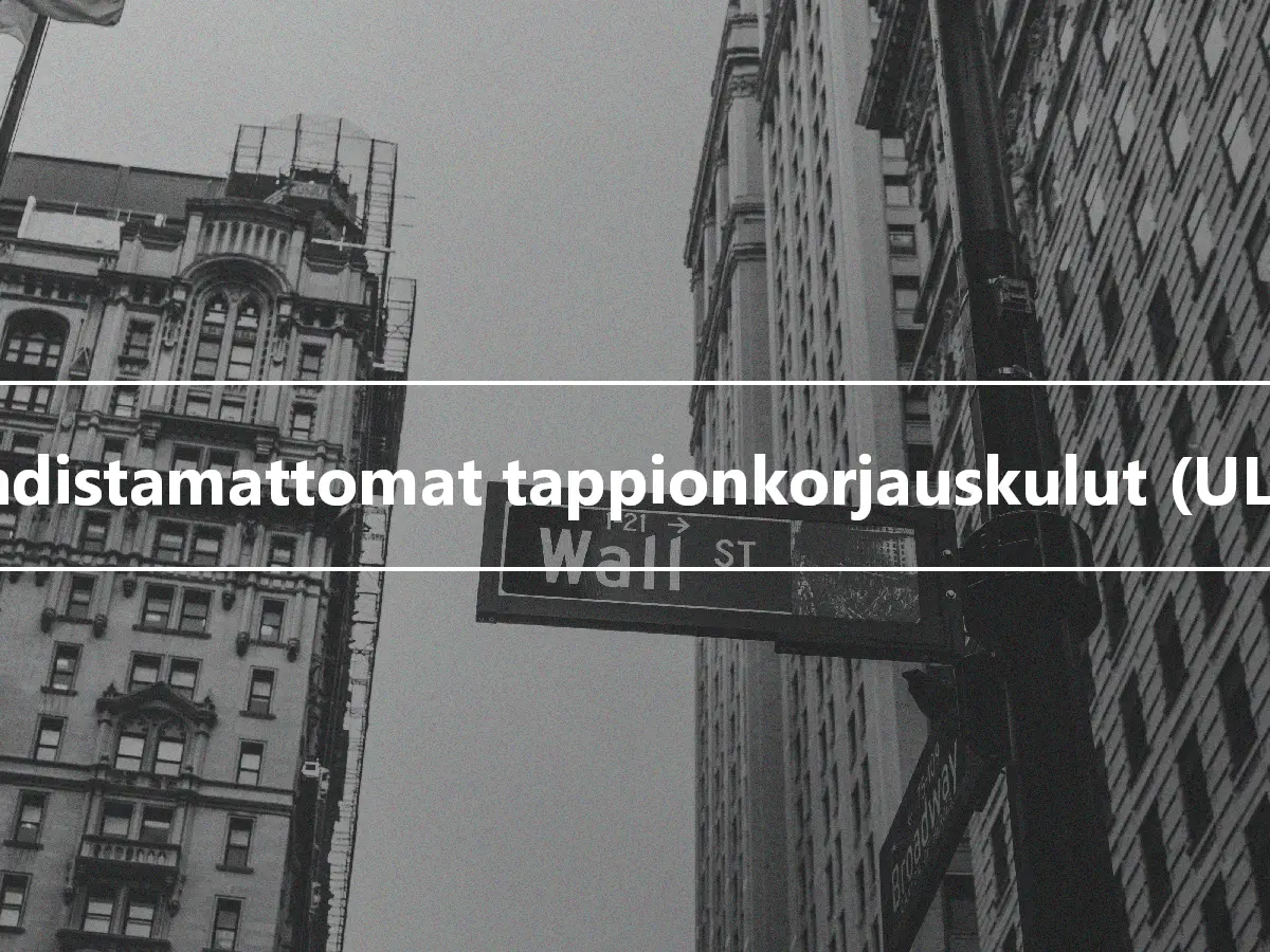 Kohdistamattomat tappionkorjauskulut (ULAE)