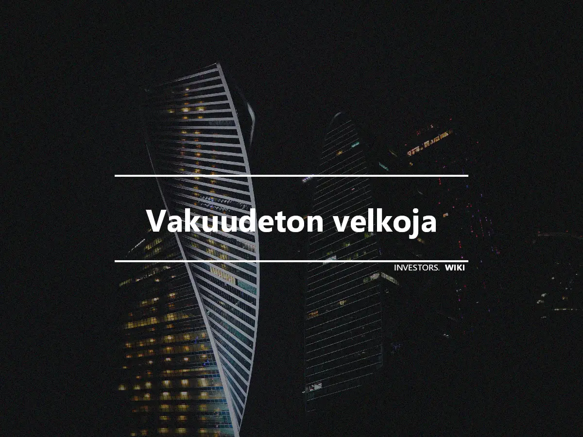 Vakuudeton velkoja