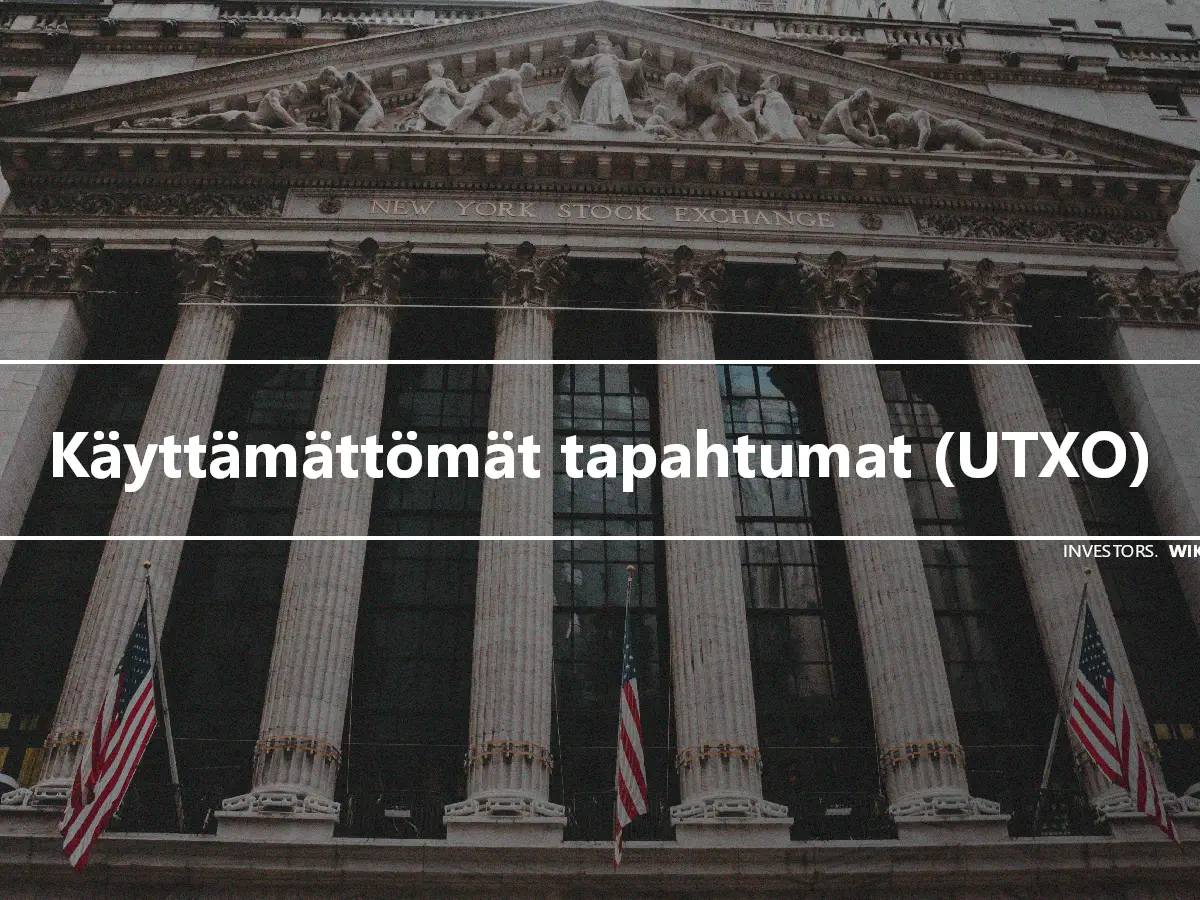 Käyttämättömät tapahtumat (UTXO)