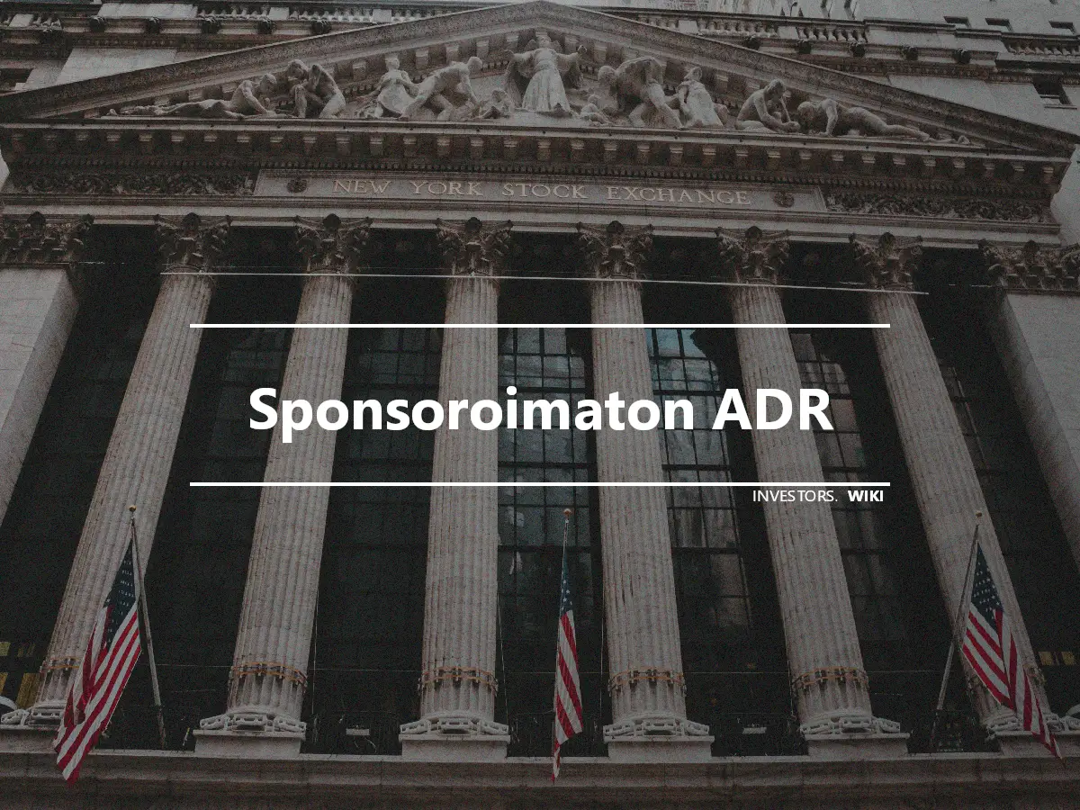 Sponsoroimaton ADR