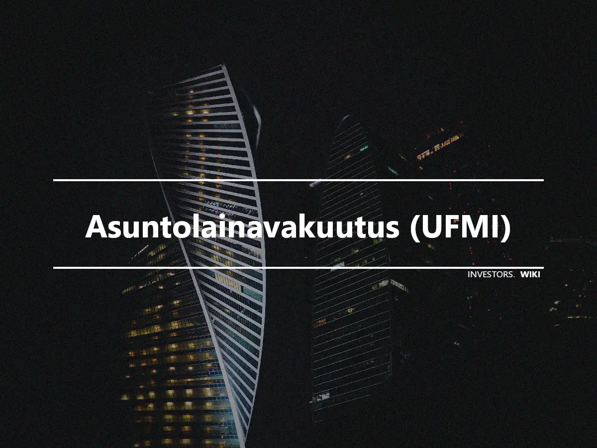 Asuntolainavakuutus (UFMI)