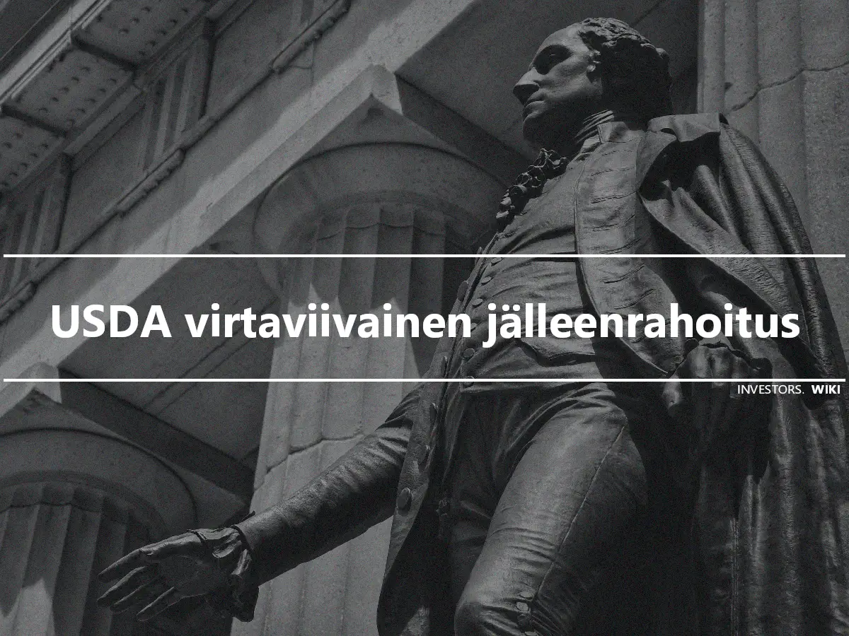 USDA virtaviivainen jälleenrahoitus