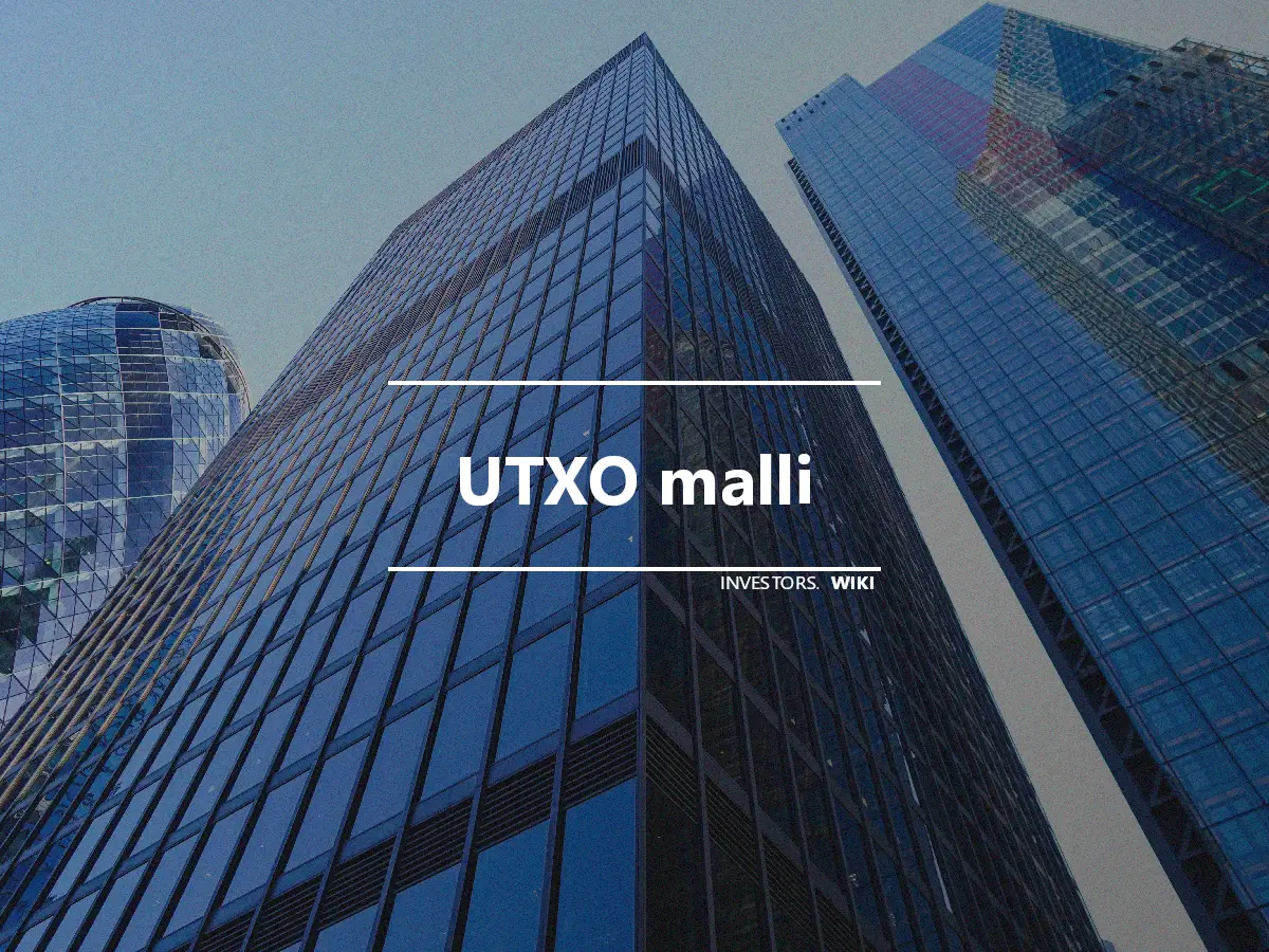 UTXO malli