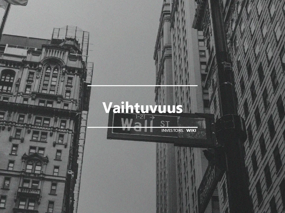 Vaihtuvuus