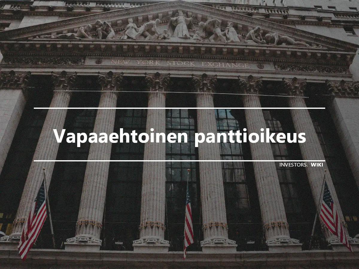 Vapaaehtoinen panttioikeus