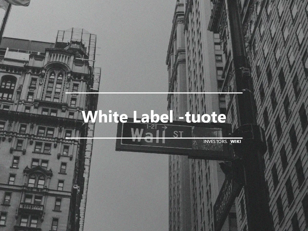 White Label -tuote