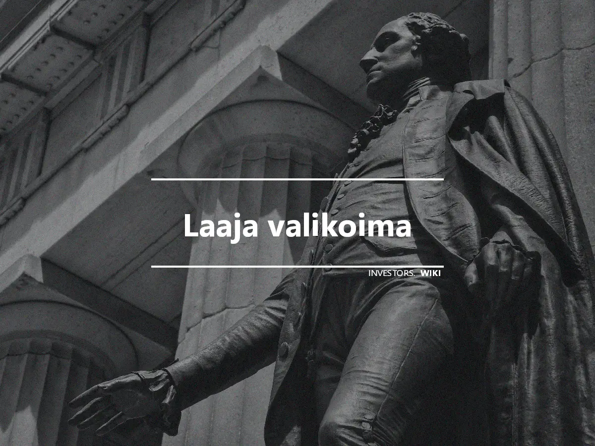 Laaja valikoima