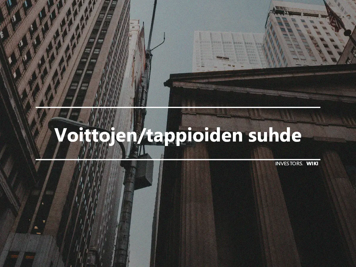 Voittojen/tappioiden suhde