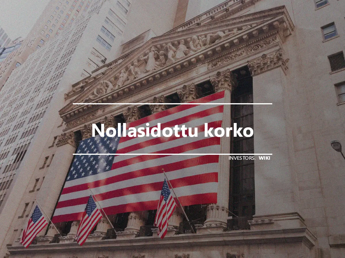 Nollasidottu korko