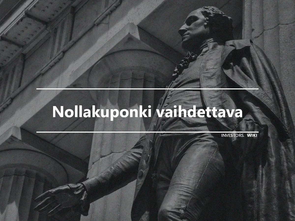 Nollakuponki vaihdettava