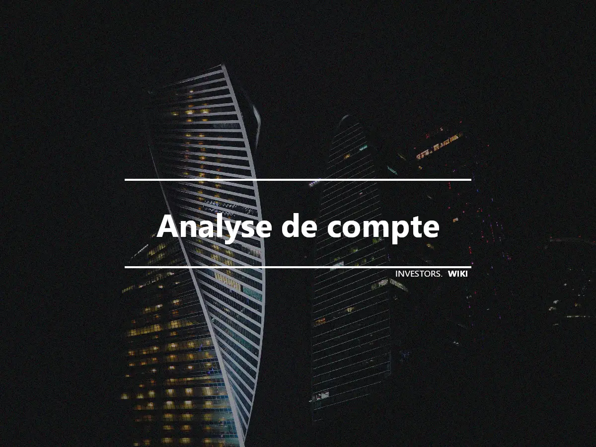 Analyse de compte