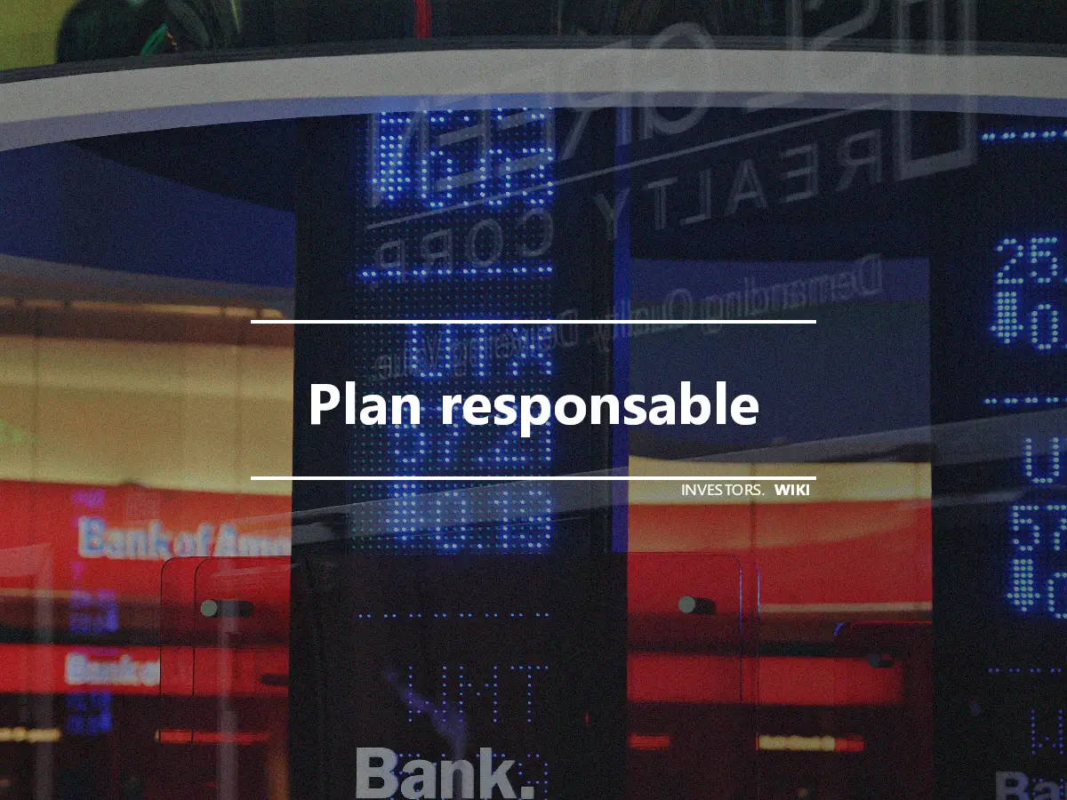 Plan responsable