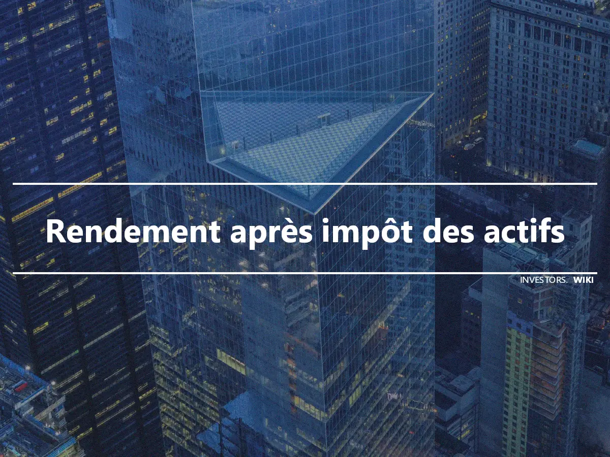 Rendement après impôt des actifs