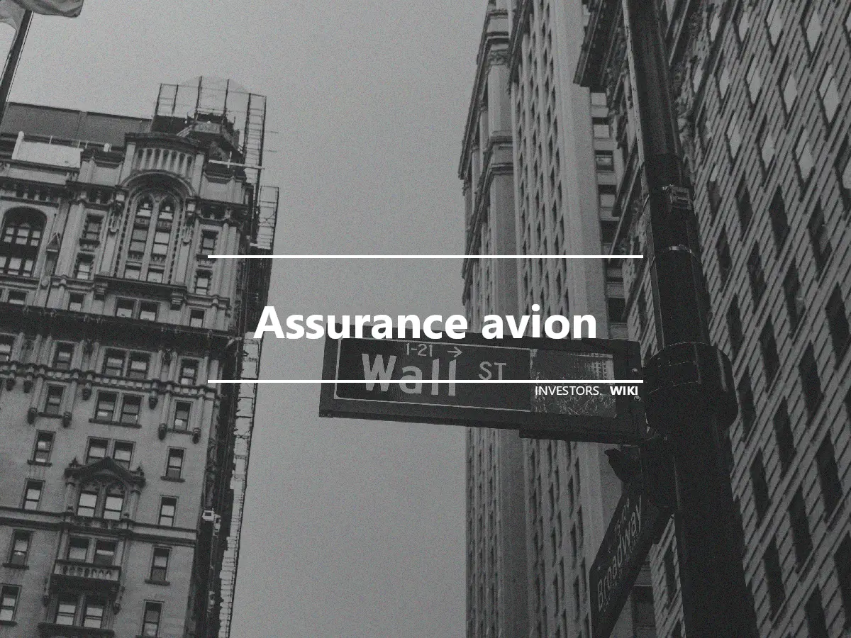 Assurance avion