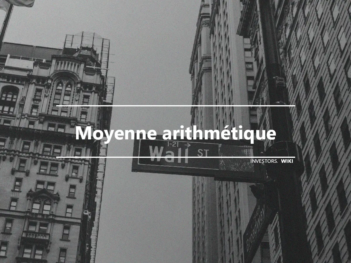 Moyenne arithmétique