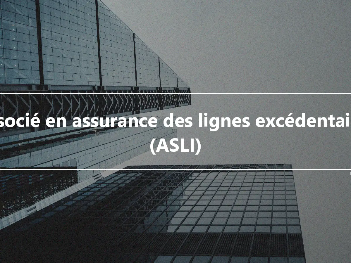 Associé en assurance des lignes excédentaires (ASLI)