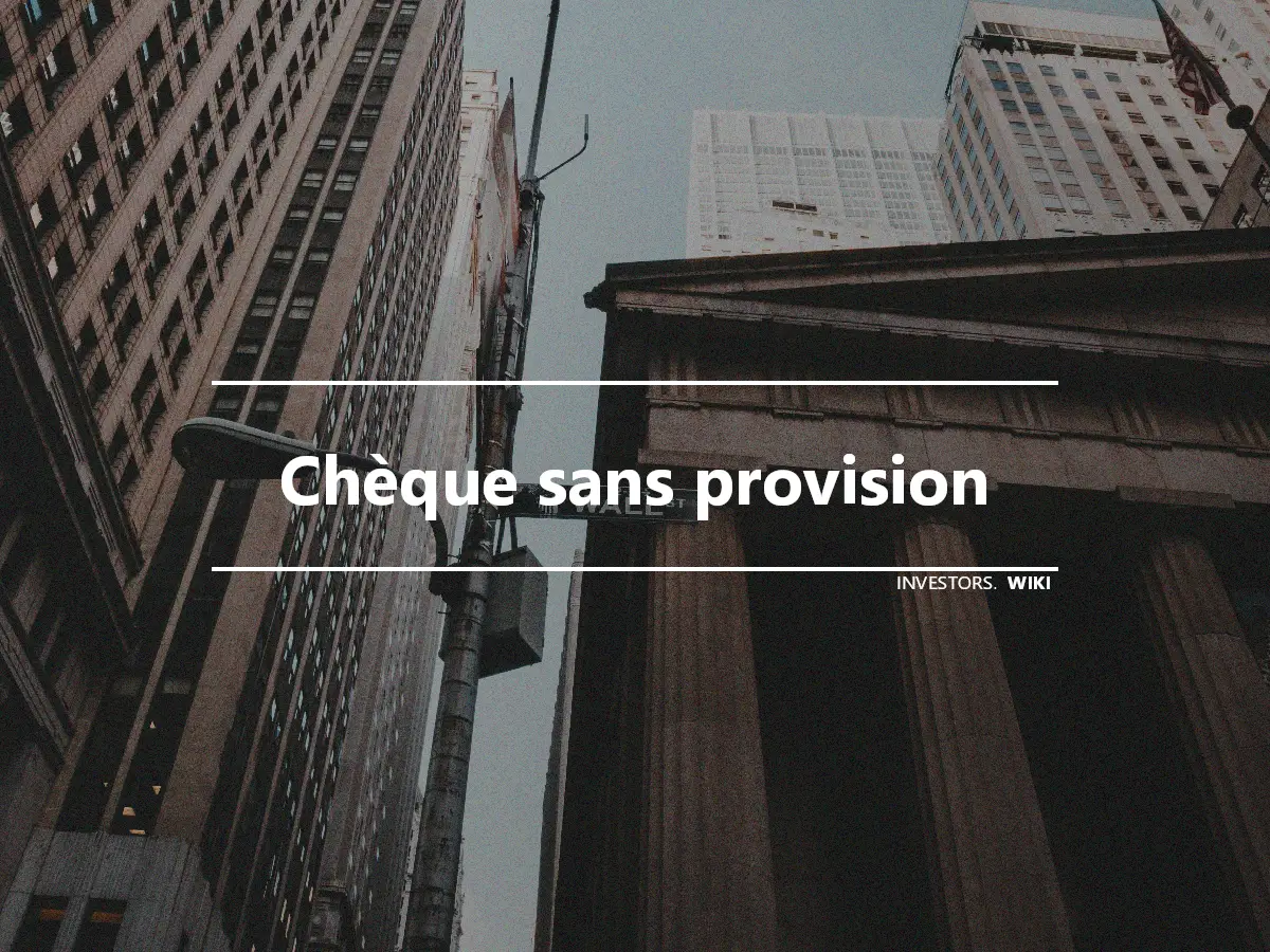 Chèque sans provision