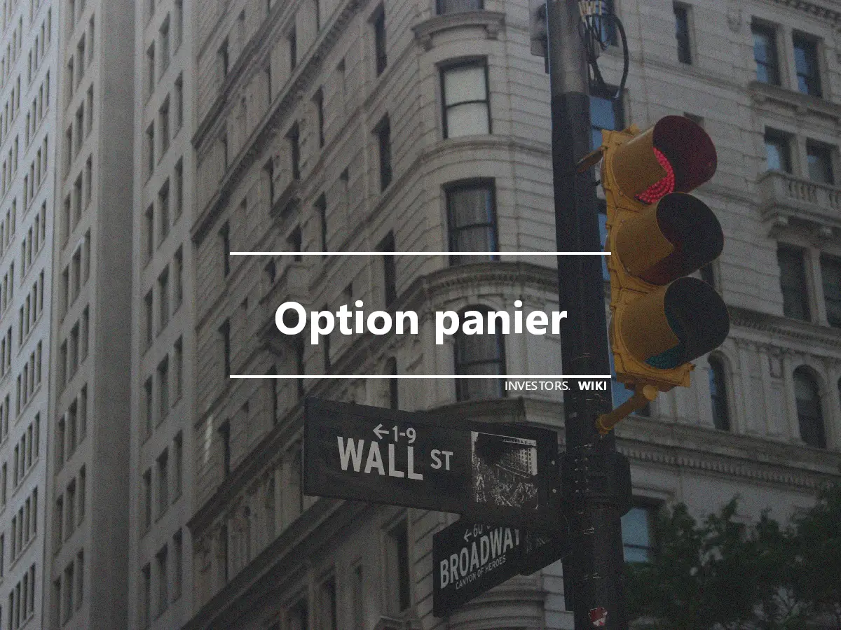 Option panier