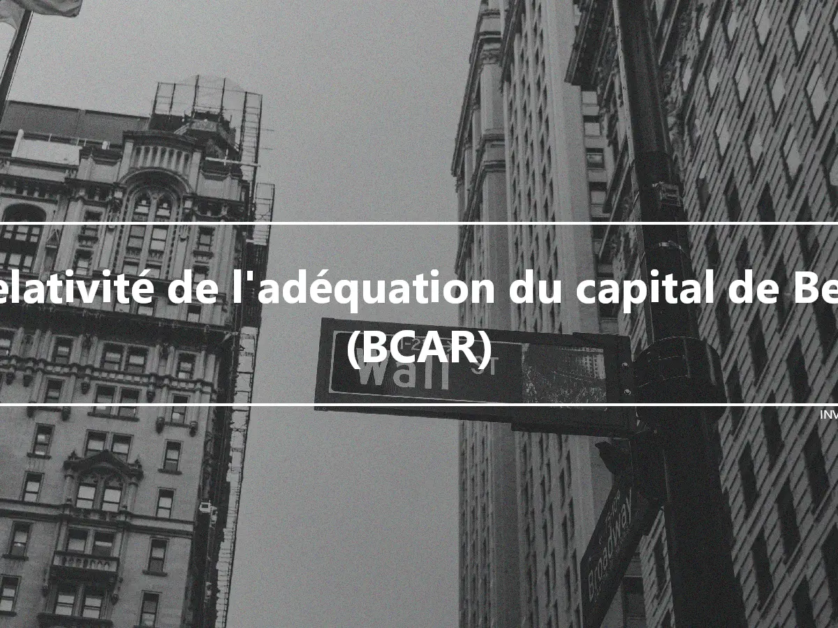 Relativité de l'adéquation du capital de Best (BCAR)