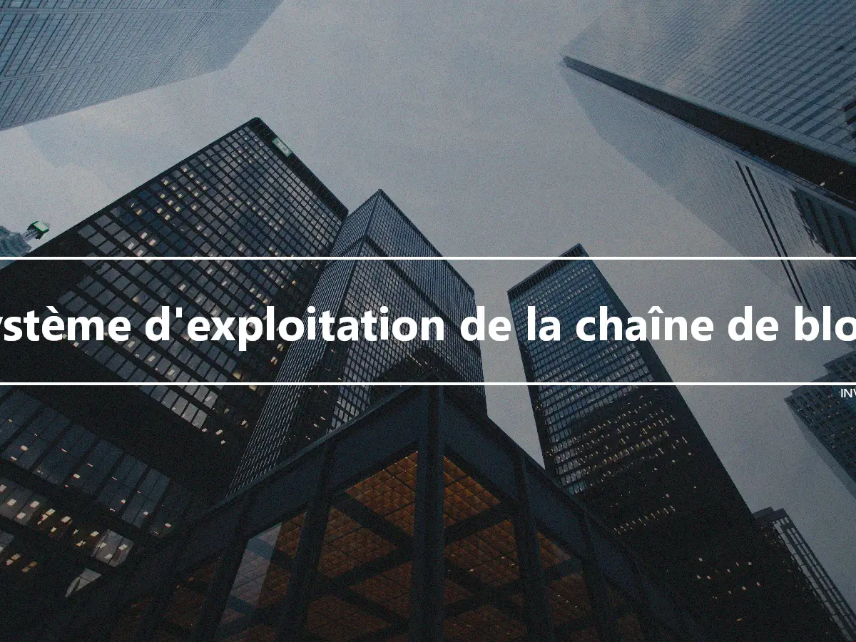 Système d'exploitation de la chaîne de blocs