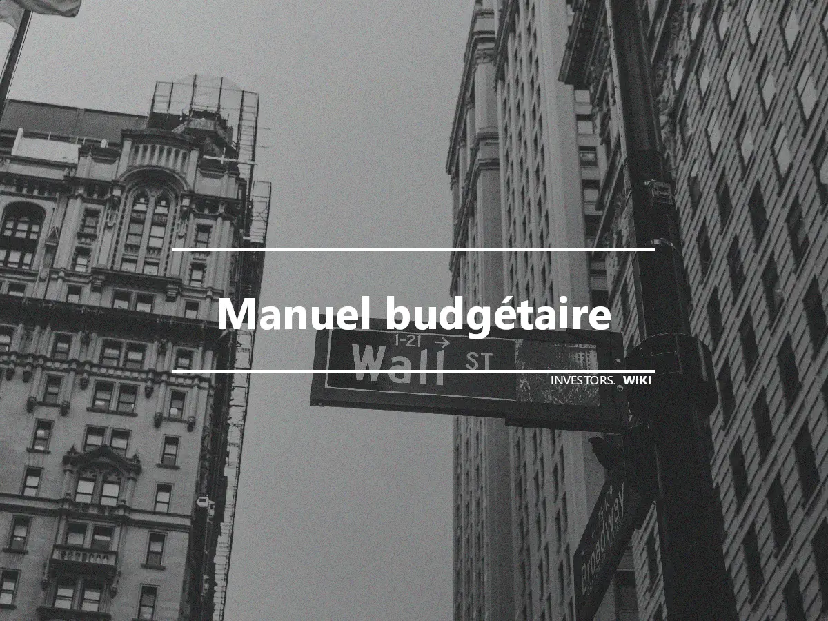 Manuel budgétaire