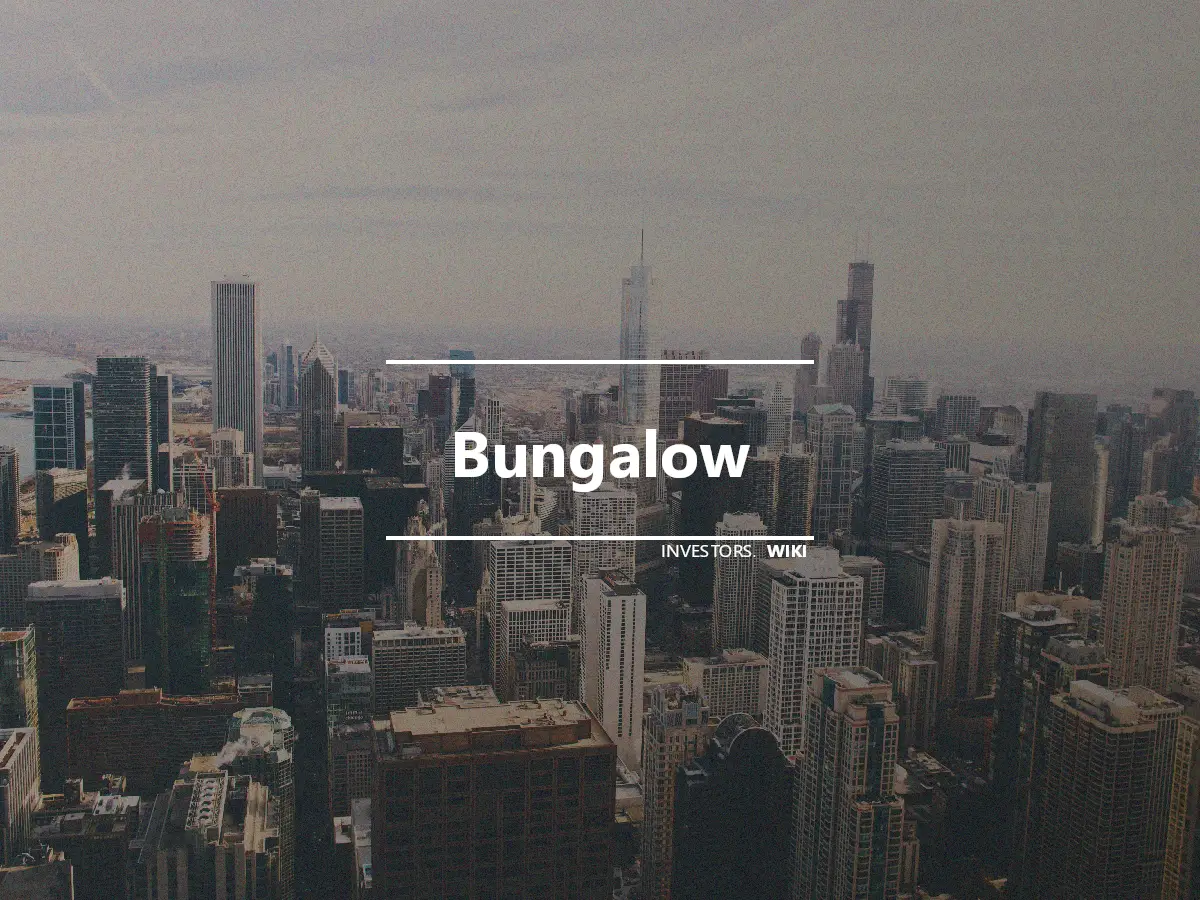 Bungalow