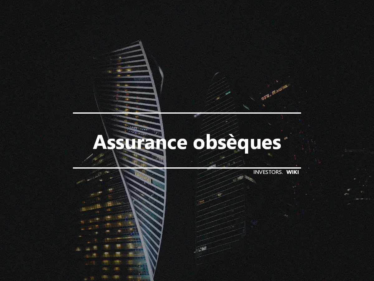 Assurance obsèques