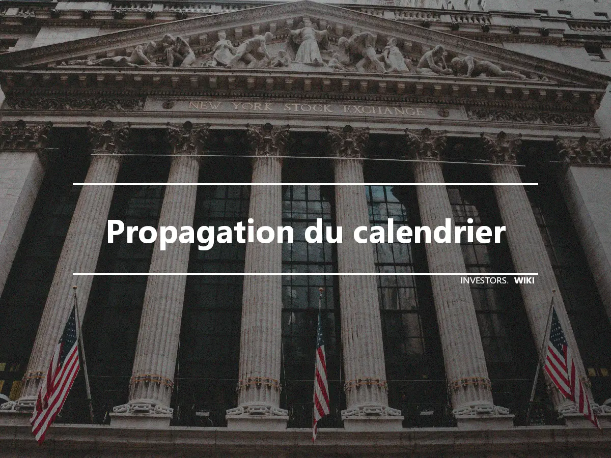 Propagation du calendrier