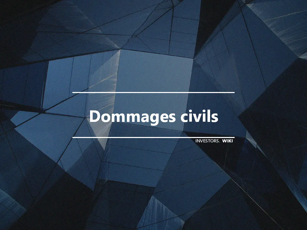 Dommages civils