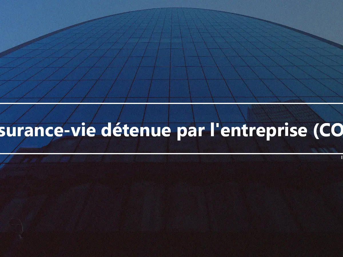 Assurance-vie détenue par l'entreprise (COLI)