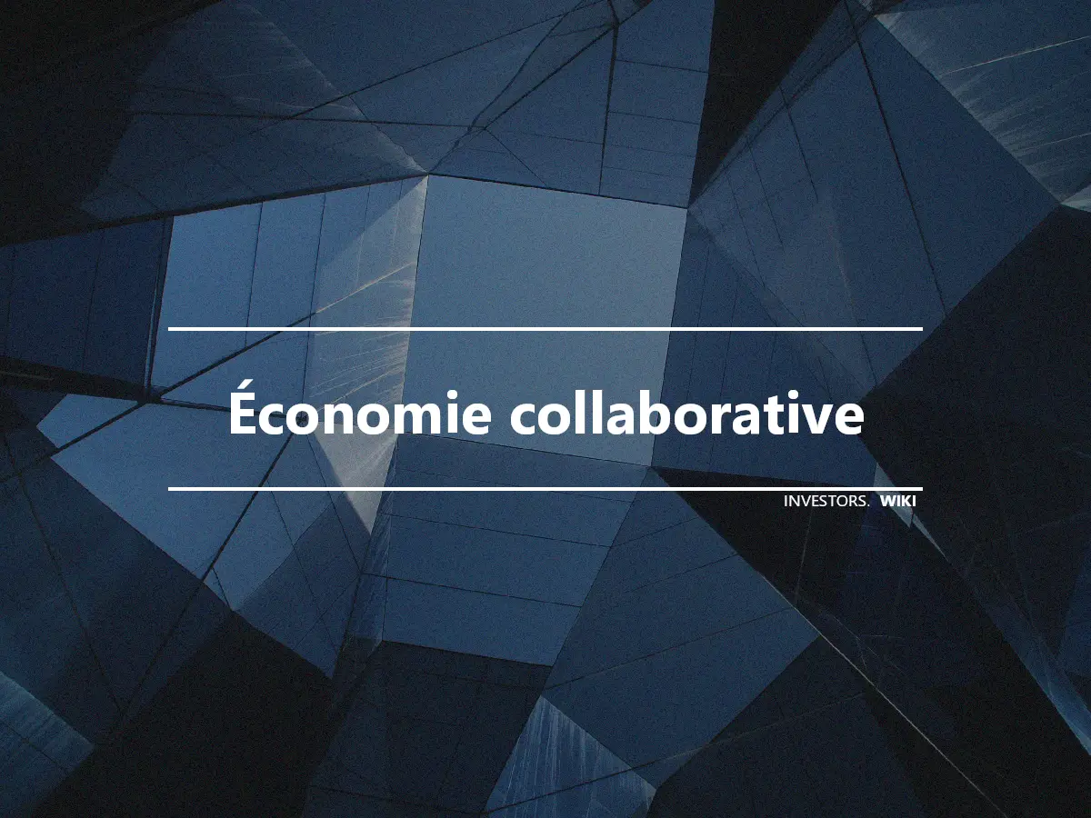 Économie collaborative