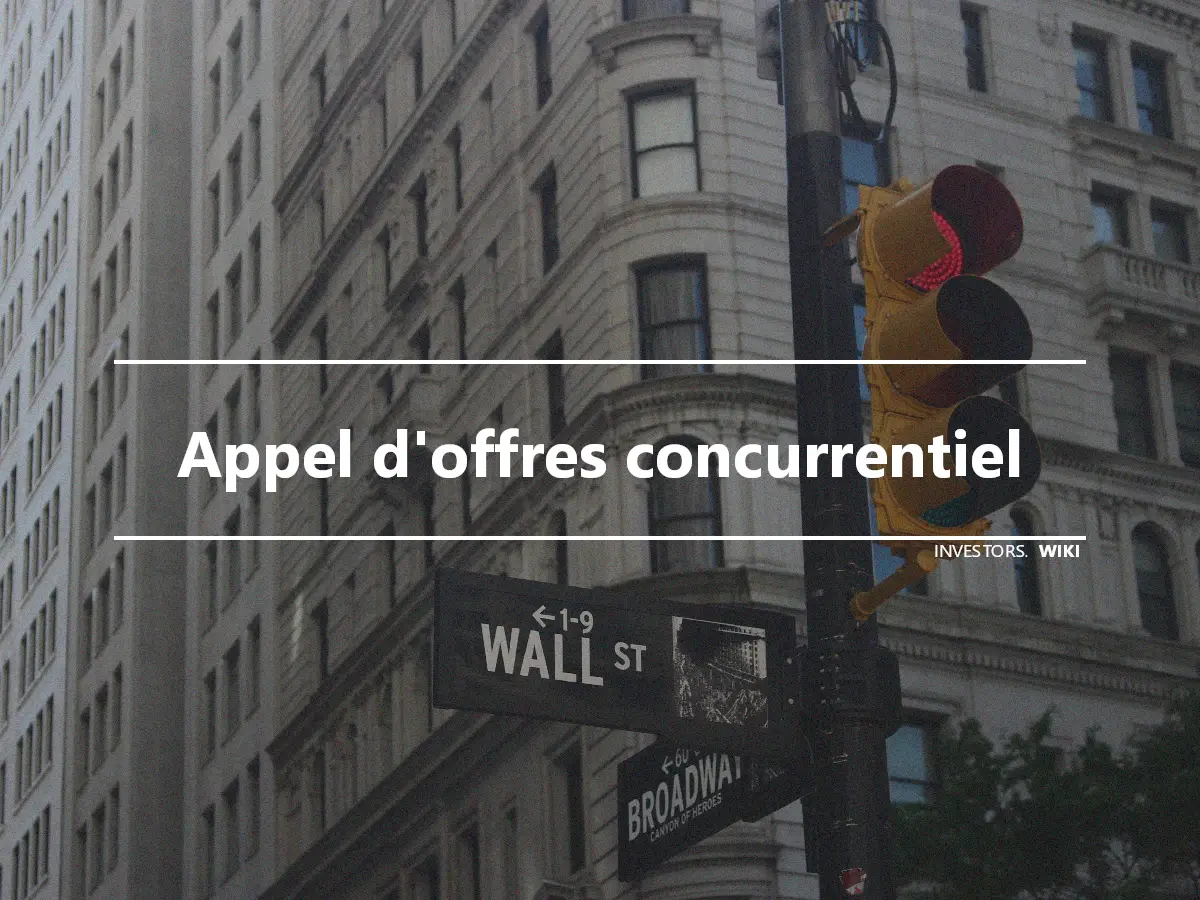 Appel d'offres concurrentiel