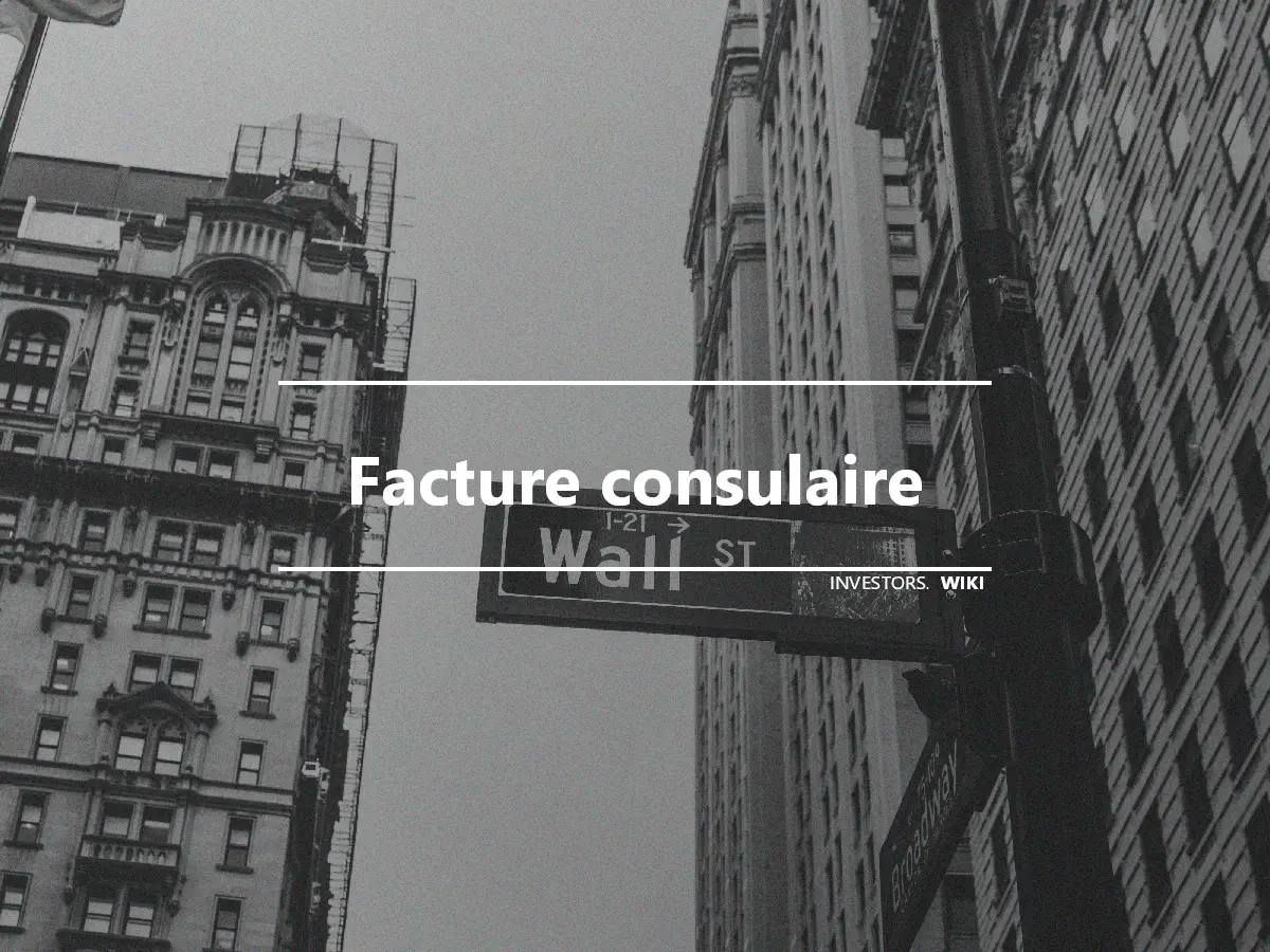 Facture consulaire