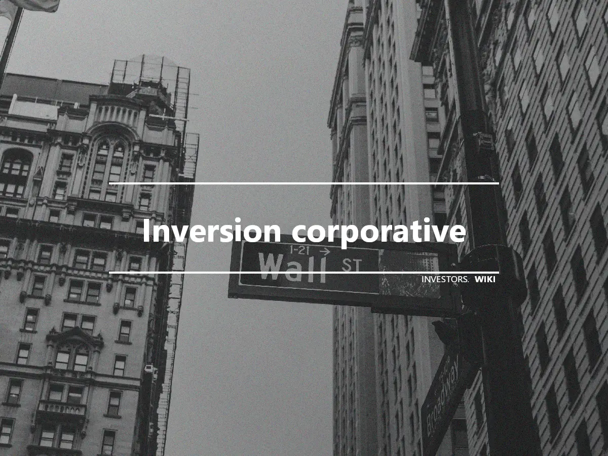 Inversion corporative