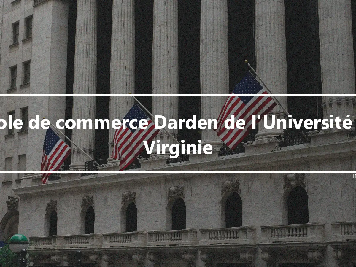 École de commerce Darden de l'Université de Virginie