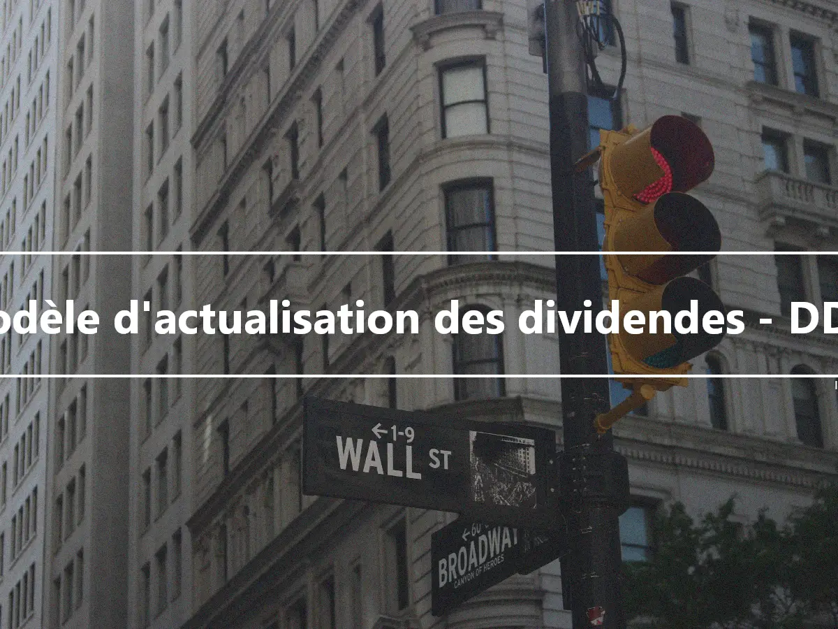 Modèle d'actualisation des dividendes - DDM