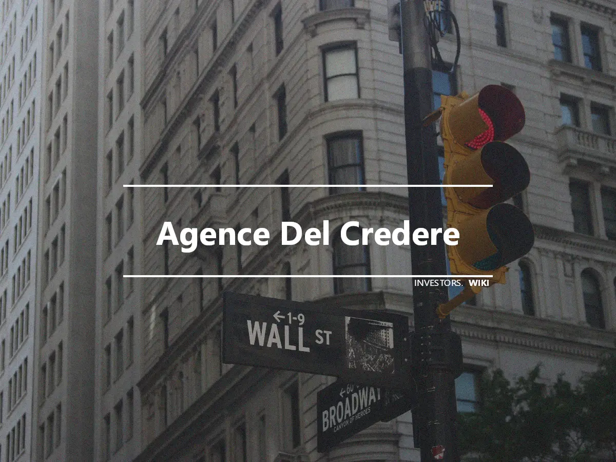 Agence Del Credere