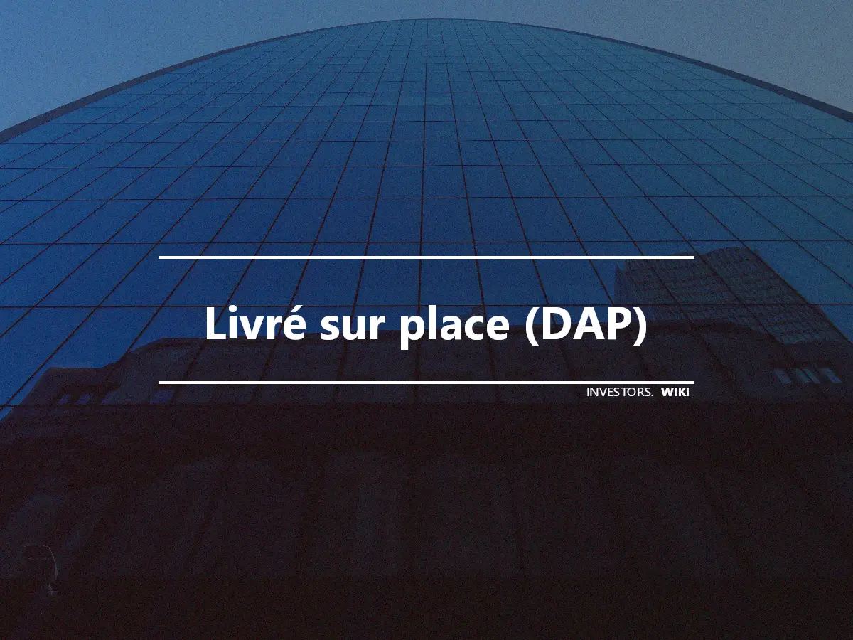 Livré sur place (DAP)