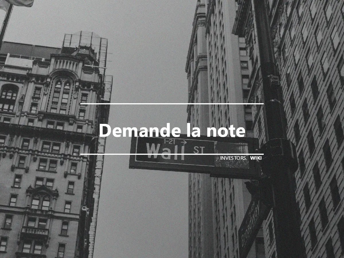 Demande la note