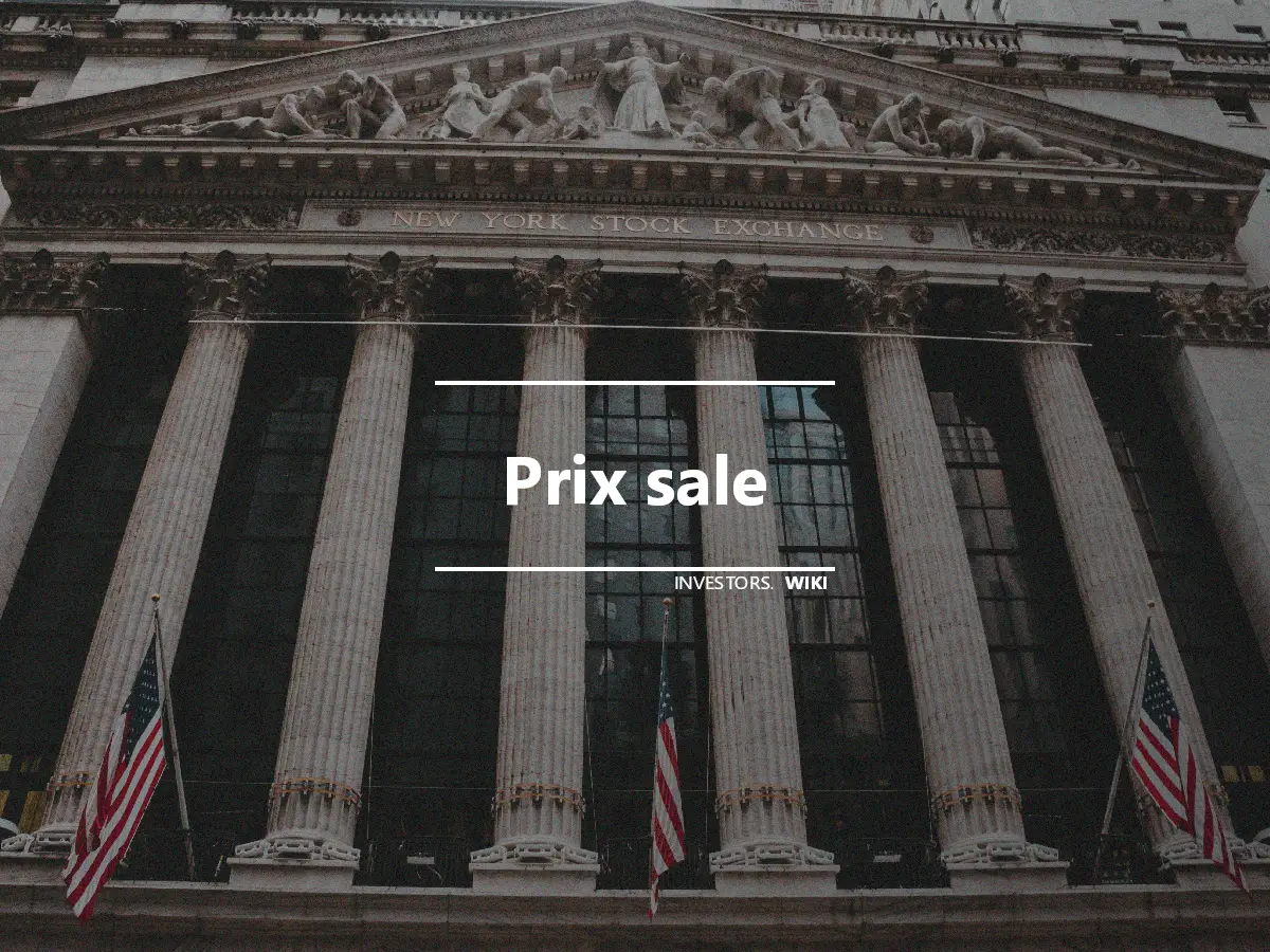 Prix sale