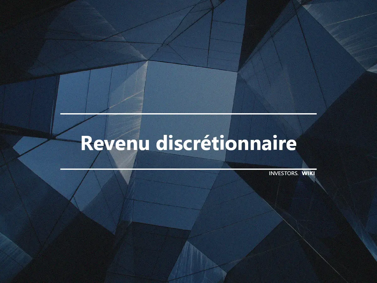 Revenu discrétionnaire