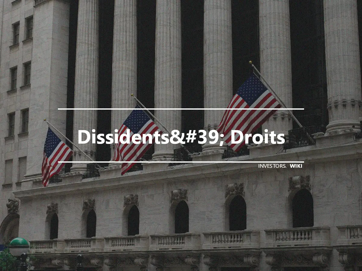 Dissidents&#39; Droits